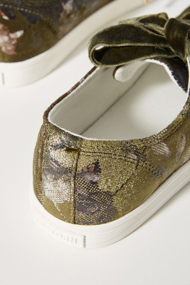 Tretorn Floral Velvet Sneakers #3