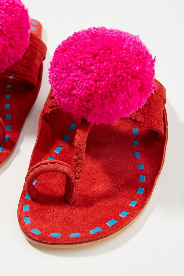 Figue x Anthropologie Leo Pom Pom Sandals #1