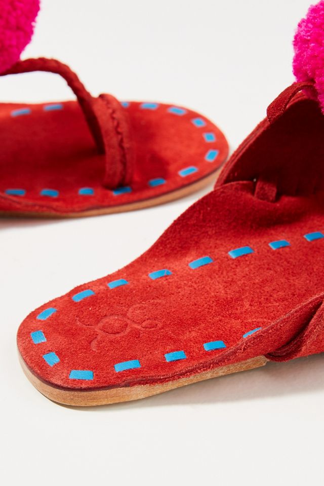 Figue x Anthropologie Leo Pom Pom Sandals #3