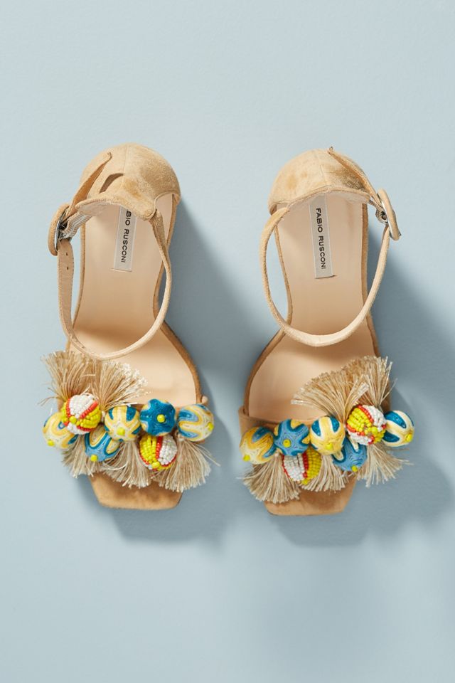Fabio Rusconi Embellished Heeled Sandals #1
