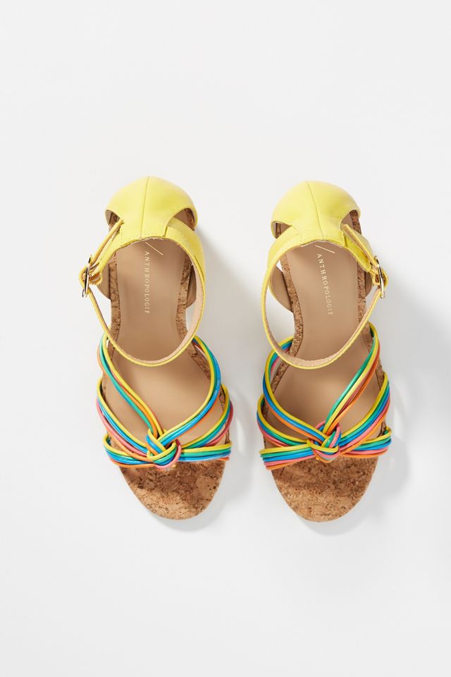Anthropologie Summer Nights Heeled Sandals #1