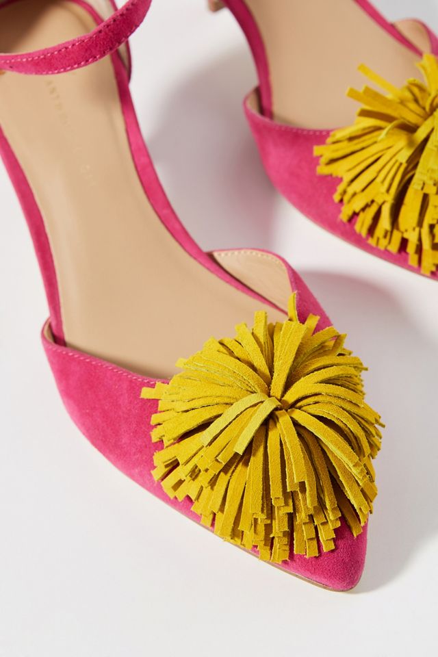 Anthropologie Pommed Slingback Heels #2