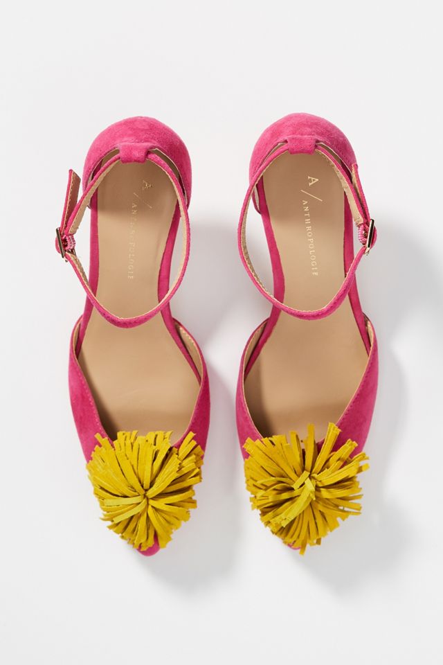 Anthropologie Pommed Slingback Heels #1