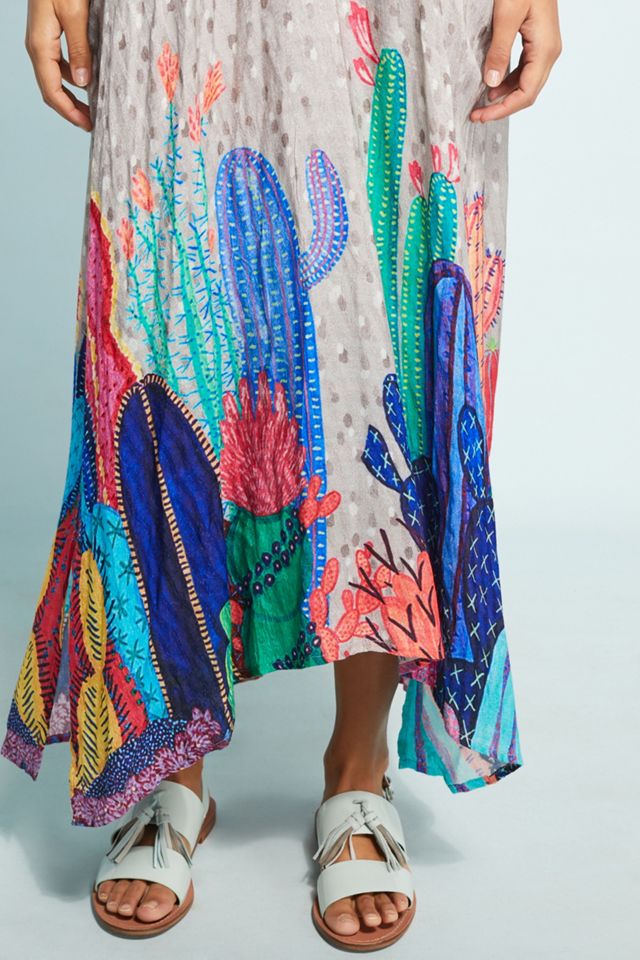 Valena Cactus Maxi Dress #1