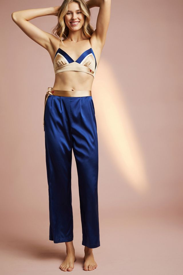 Dear Drew Manhattan Nights Silk Pants #1