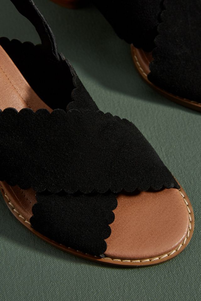 Farylrobin Scalloped Slingback Heels #2