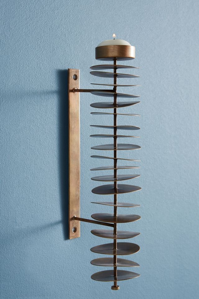 Discette Candle Holder Sconce #1
