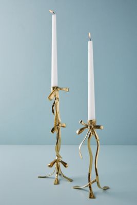 Ribbon Taper Holder