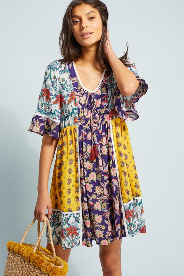 Patchwork Trapeze Dress #2