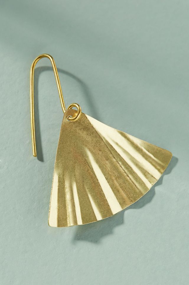 Ginkgo Leaf Drop Earrings #1