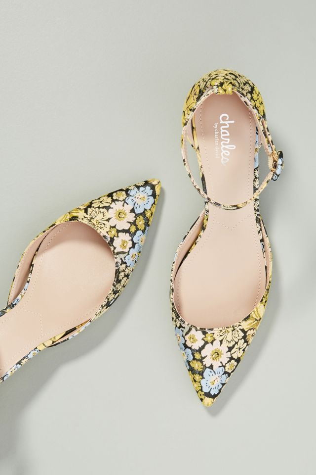 Charles David Brocade Kitten Heels #1