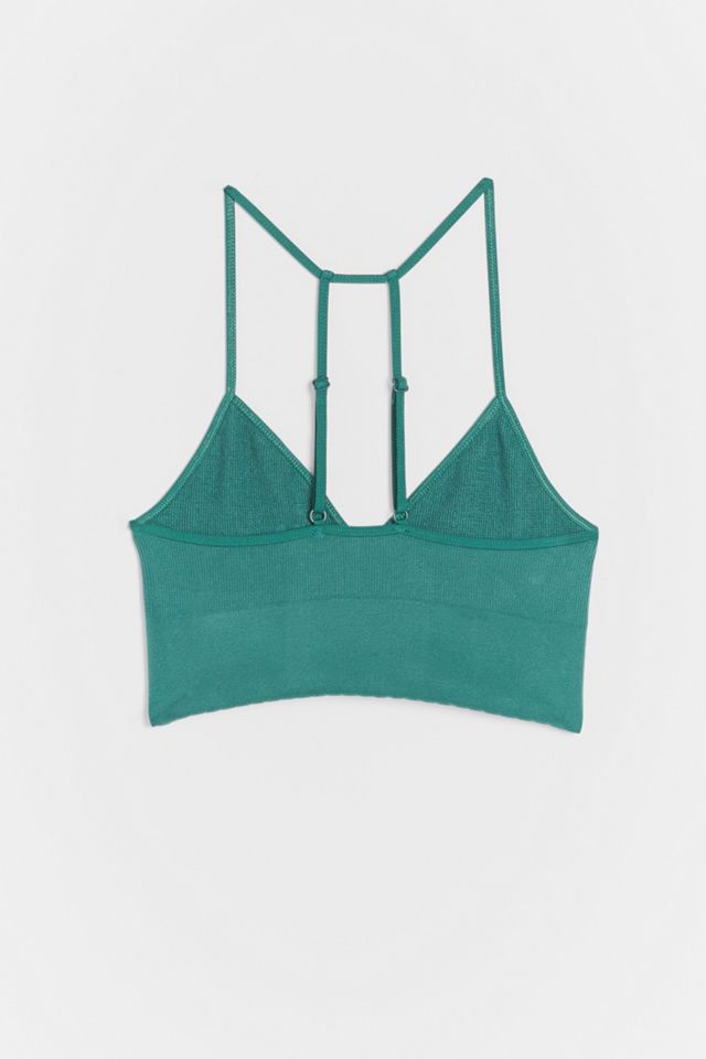 Womens Anthropologie Intimates  Jenny Seamless T-Back Bralette SOFT LEAF  GREEN < Ditchlingstudio