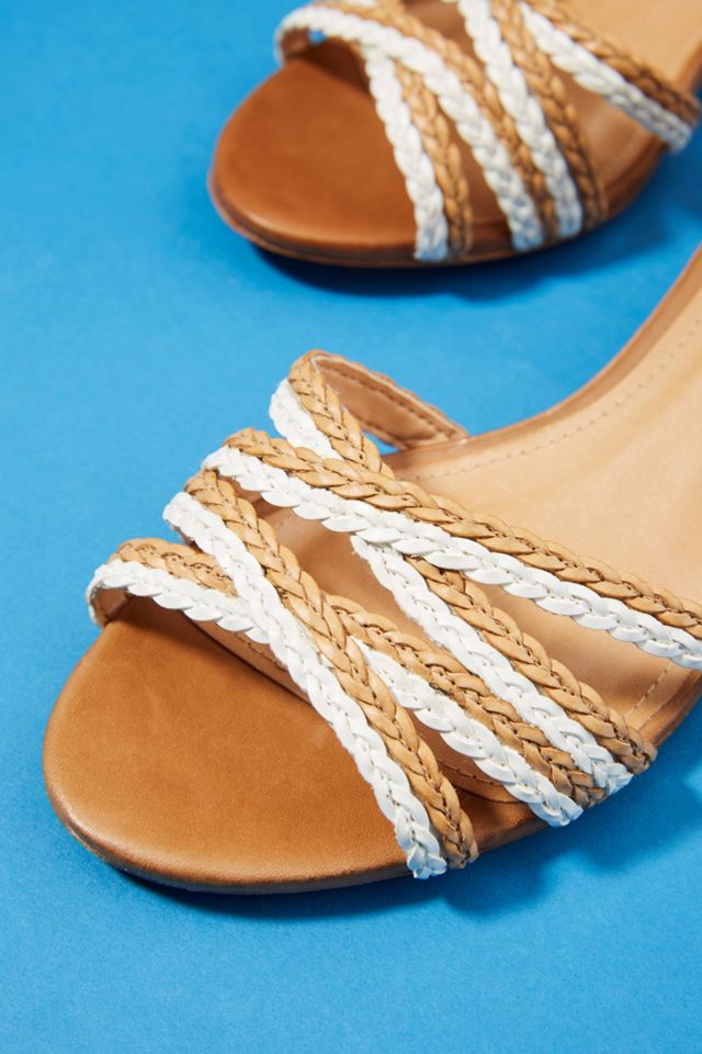 Vicenza Raffia Block-Heeled Sandals #2
