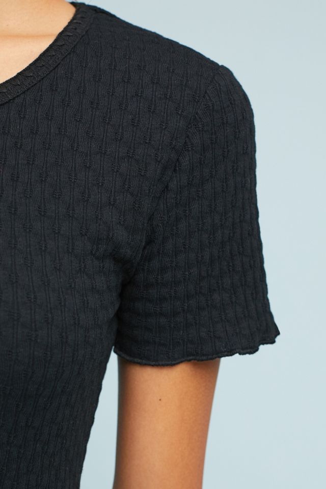 Waffle-Stitched Tee #2