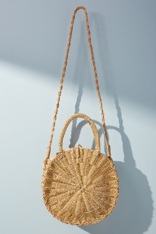 セール! Anthropologie Rattan Circle Bag Shiraleah Wicker Circle Bag | Anthropologie