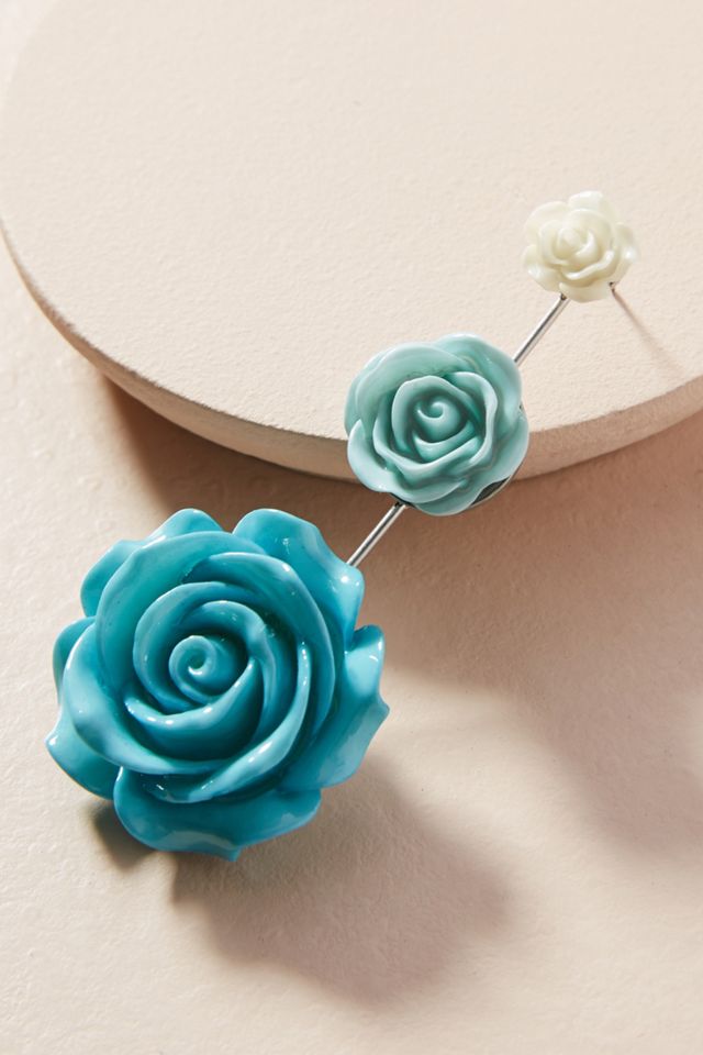 Dannijo Beck Floral Drop Earrings #1