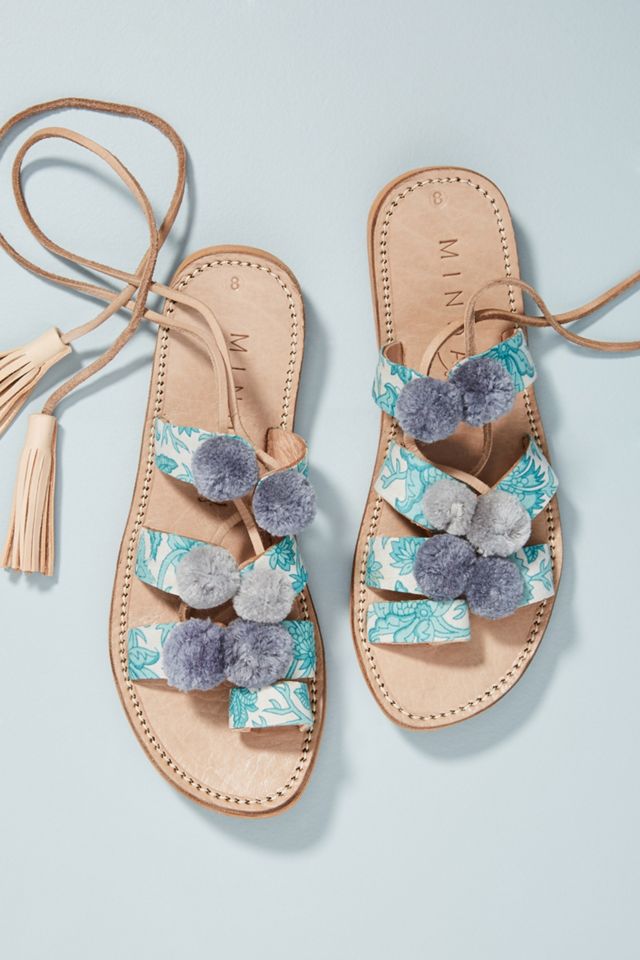 Minda Living x Anthropologie Pommed Gladiator Sandals #1