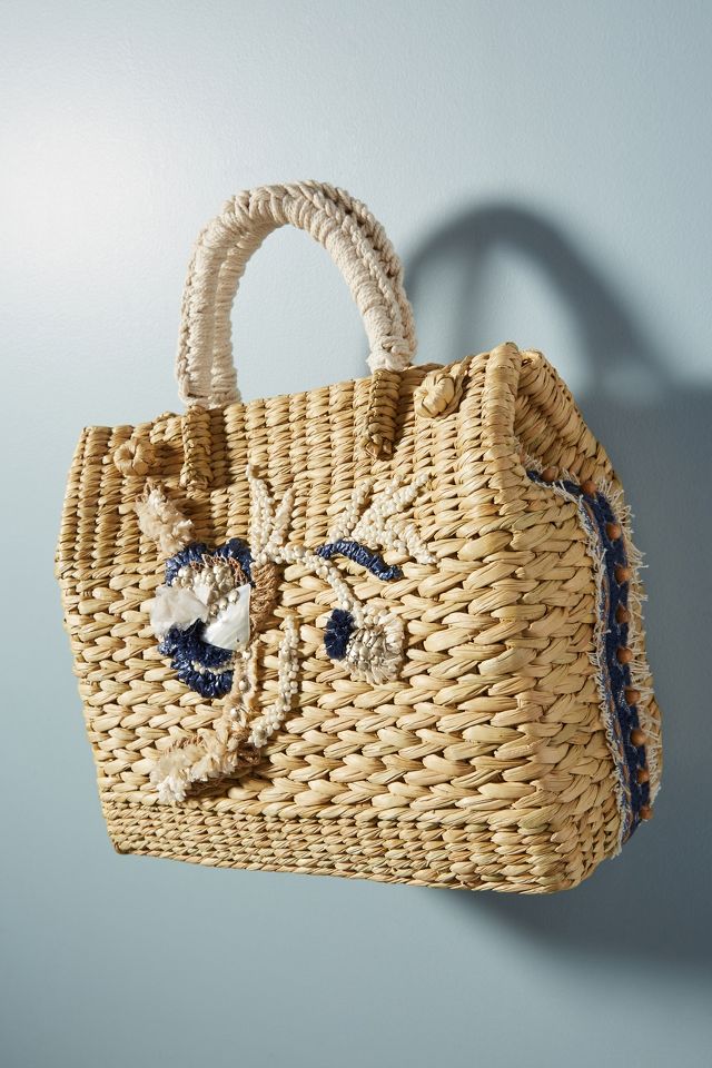 Anthropologie best sale straw bag