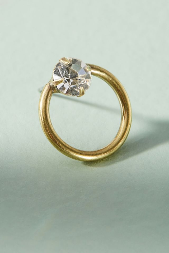 Traveler Hooped Post Earrings #1