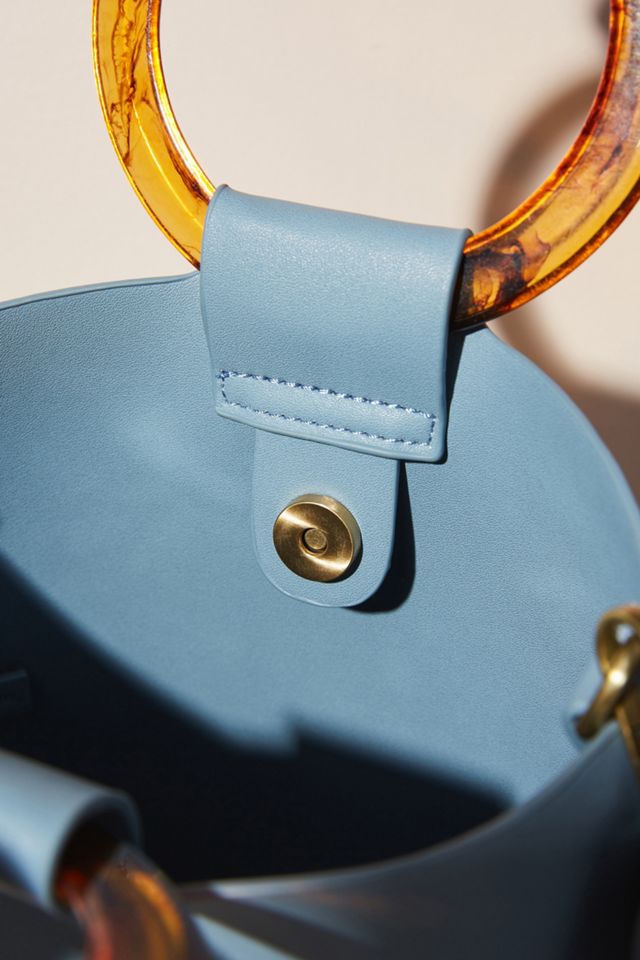 Lucite-Handled Tote Bag #2