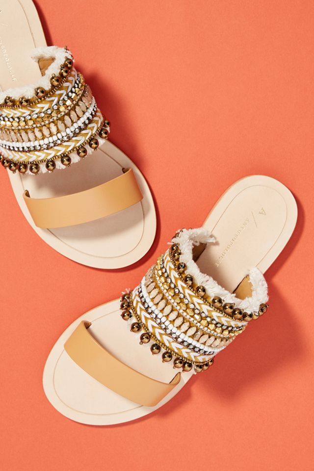 Anthropologie Bali Slide Sandals #1