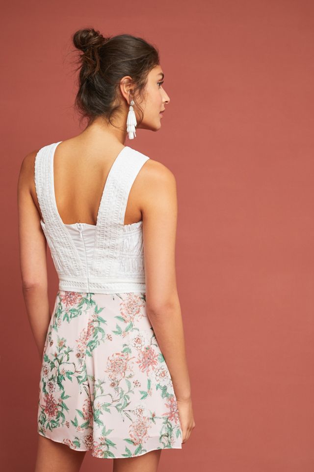 Lynnette Floral Romper #1