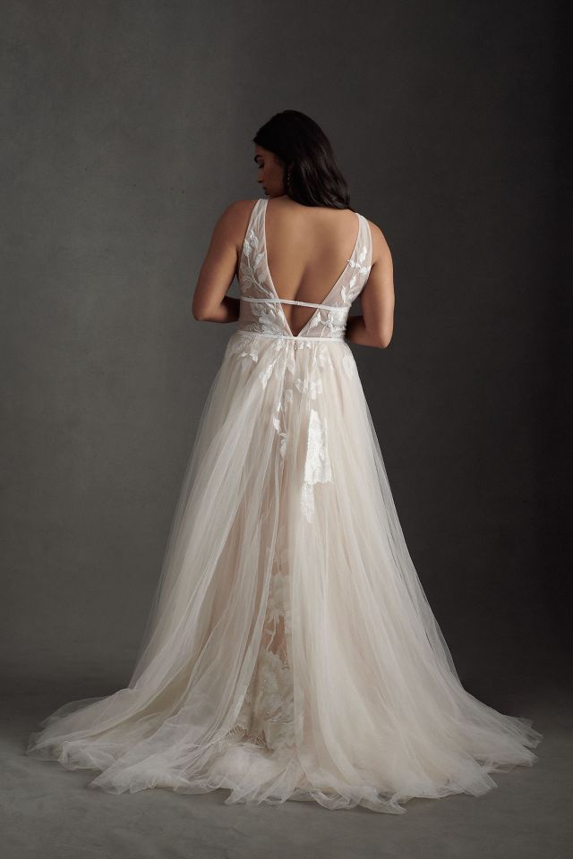 Willowby by Watters Hearst A Line Tulle Wedding Gown Anthropologie