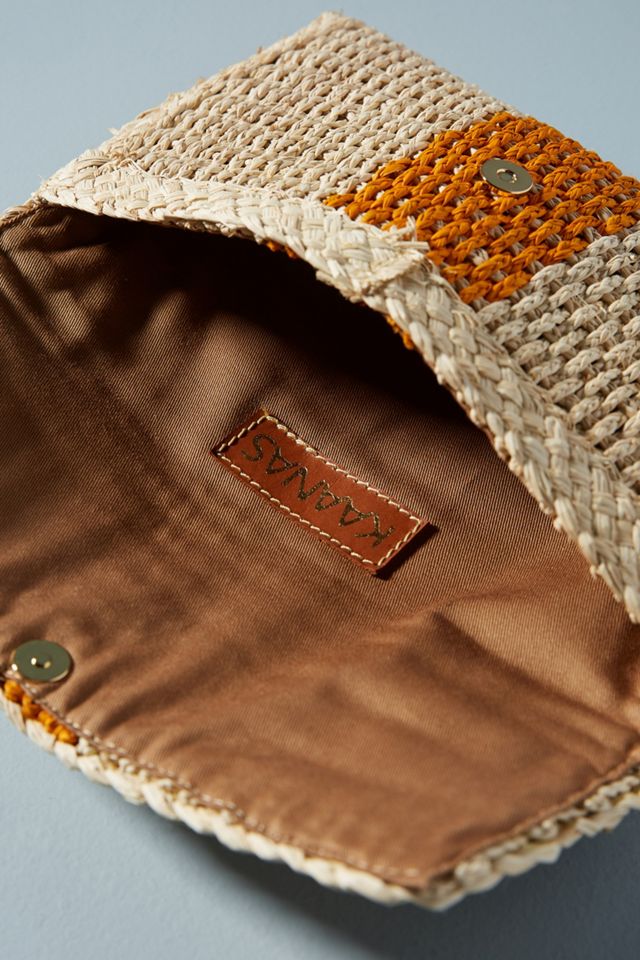 Bali Woven Straw Clutch #2