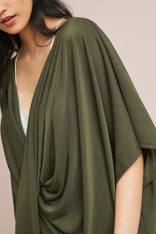 Twisted Knit Poncho #2