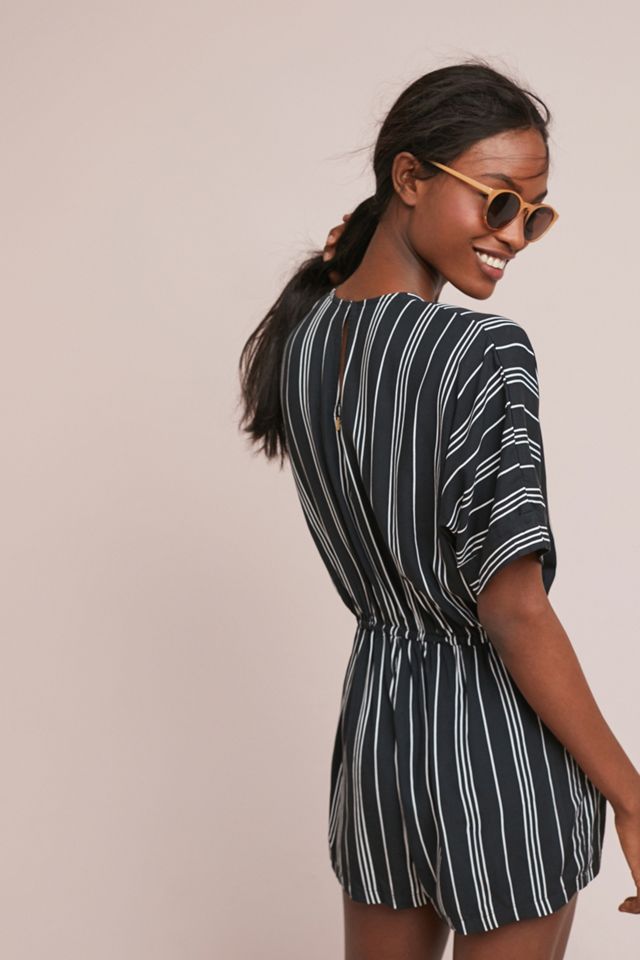 Loretta Striped Romper #3