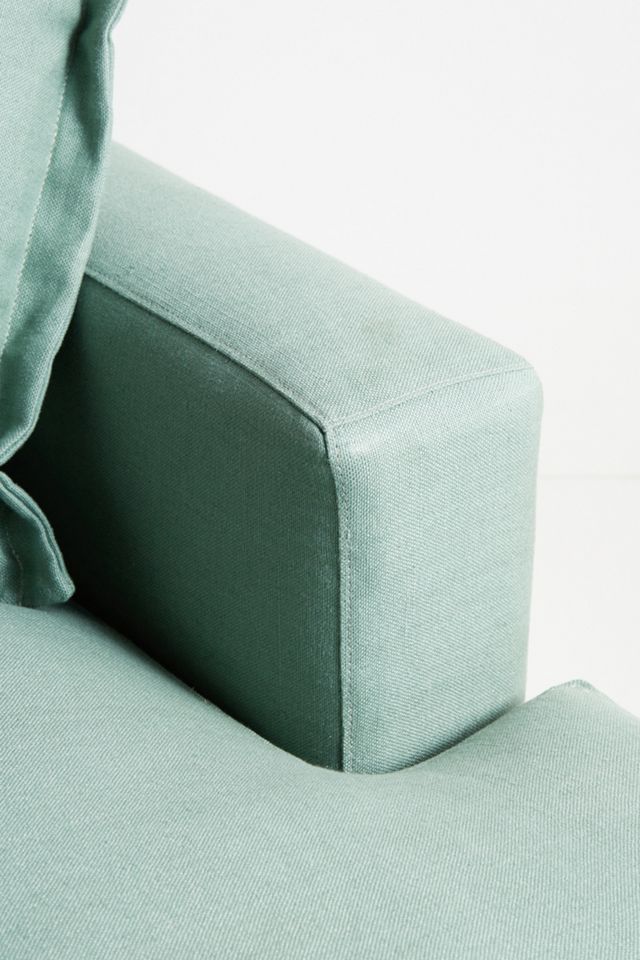 Belgian Linen Katina Chaise Sectional, Right #2