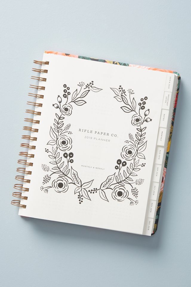 Rifle Paper Co. Juliet Rose 2018-2019 Planner | AnthroLiving