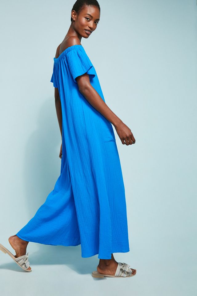 Mara Hoffman Blanche Off-The-Shoulder Jumpsuit #1