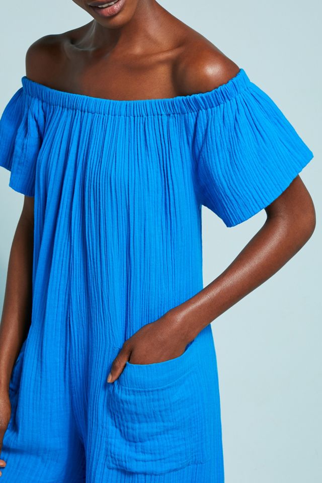 Mara Hoffman Blanche Off-The-Shoulder Jumpsuit #2