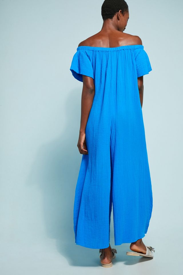 Mara Hoffman Blanche Off-The-Shoulder Jumpsuit #3