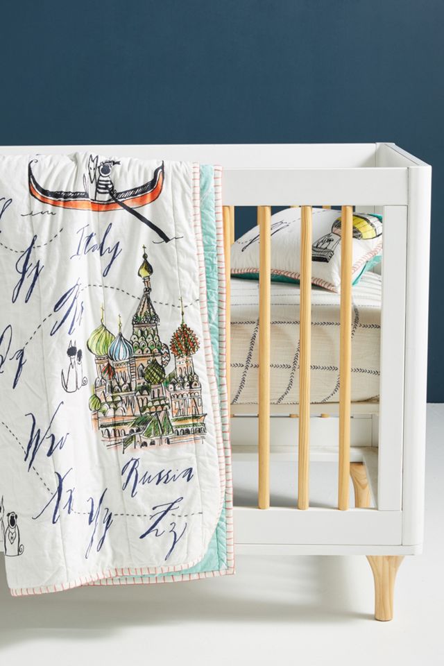 Linea Carta Around the World Kids Quilt #1