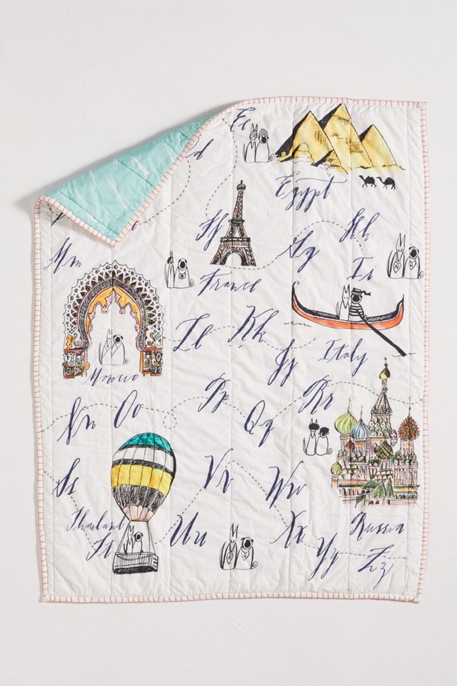 Linea Carta Around the World Kids Quilt #2