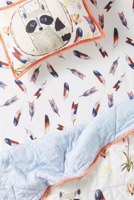 River Luna Feather Crib Sheet