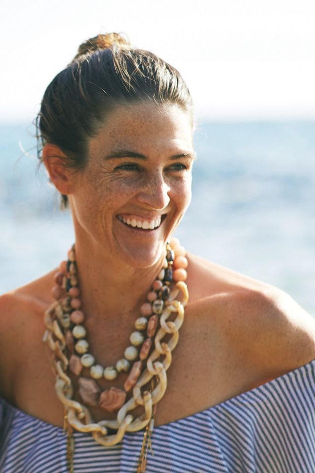 Afterglow Layered Resin Necklace #2