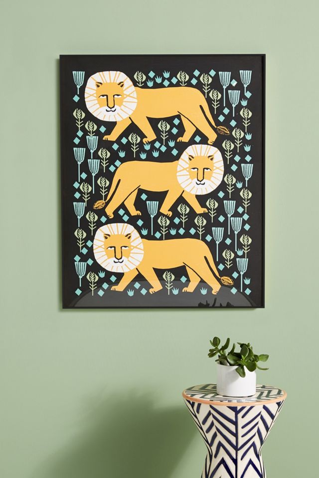 Safari Lion Wall Art