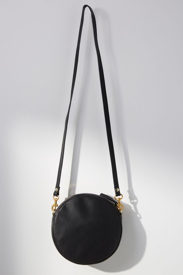 Clare V. Embroidered Circle Crossbody Bag #1