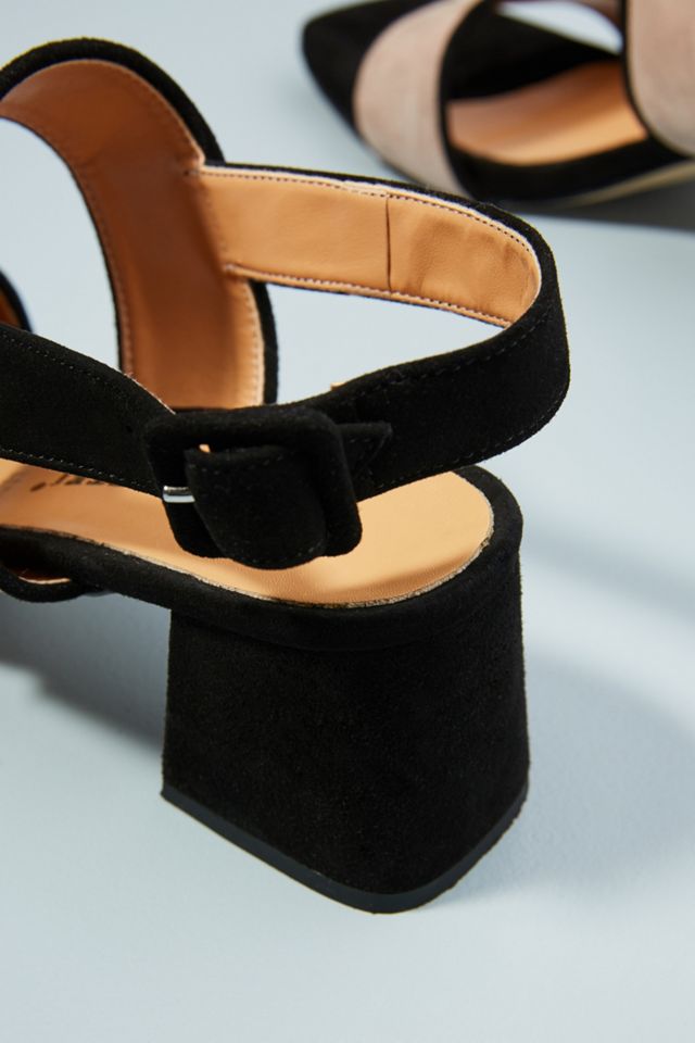 Paolo Mattei Colorblocked Heeled Sandals #3