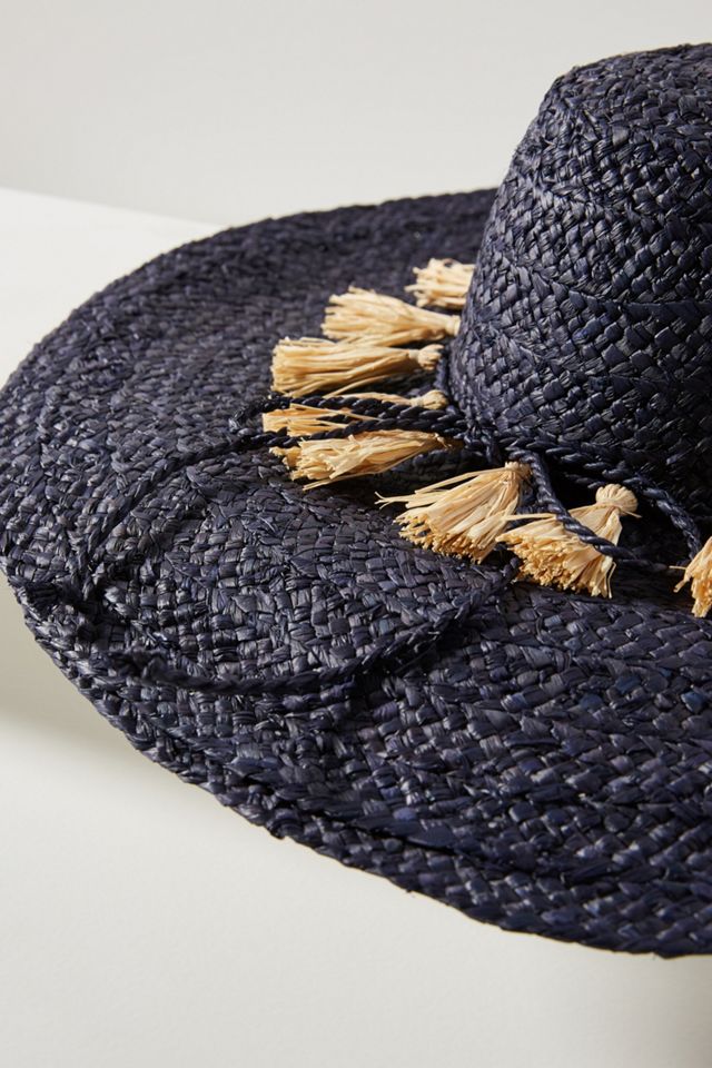 Paloma Fringed Floppy Hat #1