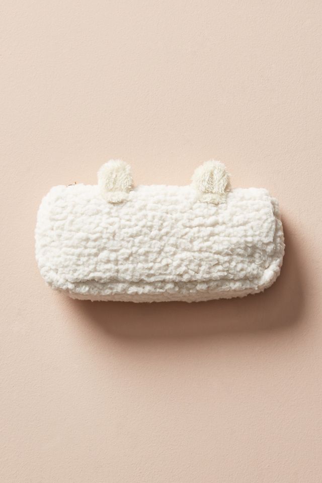 Fuzzy Llama Pencil Pouch #2