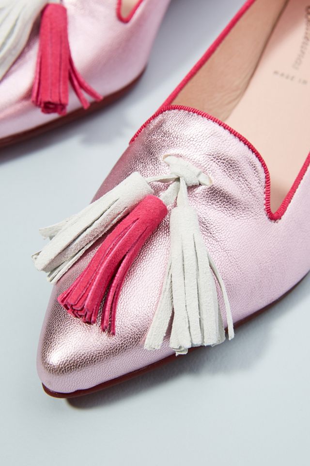 Bisue Ballerinas Metallic Tasseled Loafers #2