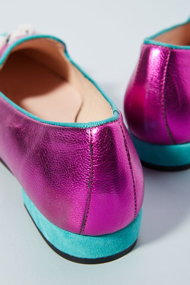 Metallic Tasselled-Leather Loafers #2