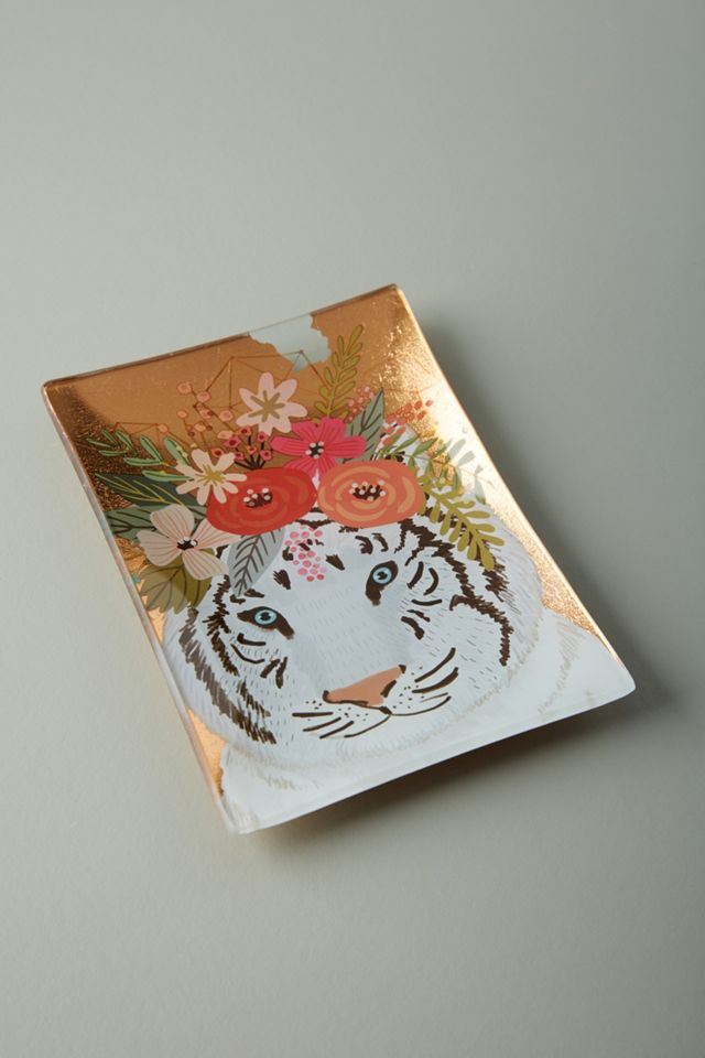 White Tiger Trinket Dish #1
