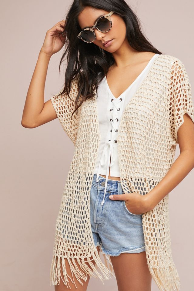 Dreamweaver Crocheted Kimono Anthropologie