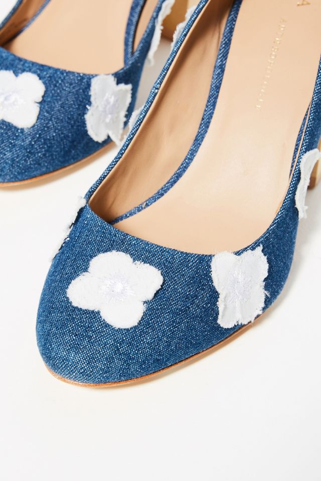 Anthropologie Coming Up Roses Block Heels #2