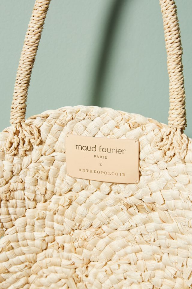 Classic Straw Circle Tote Bag #2